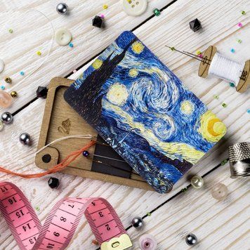 Magnetic Needle Case Rectangular &ndash; &ldquo;Starry Night&rdquo; FLZB(N)-079