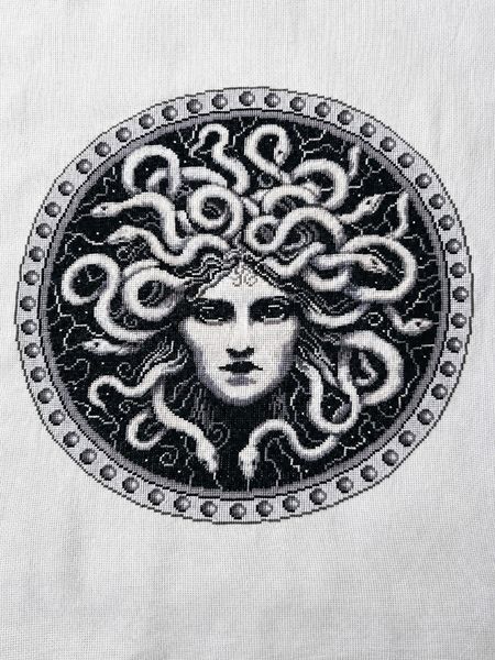 Cross-Stitch Pattern &ndash; "Medusa the Gorgon" WLP-030