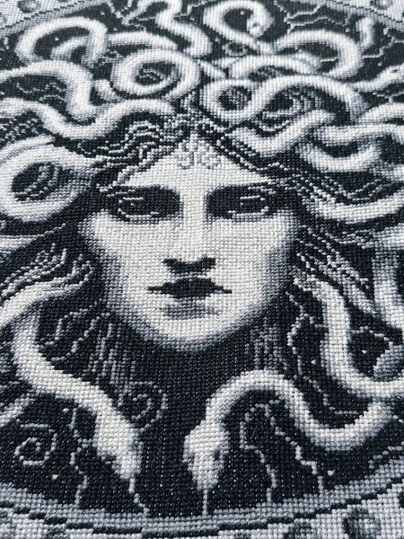 Cross-Stitch Pattern &ndash; "Medusa the Gorgon" WLP-030