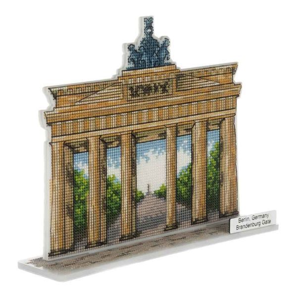 Plastic Cross-Stitch Kit &ndash; &ldquo;Brandenburg Gate, Berlin&rdquo; FLX-173