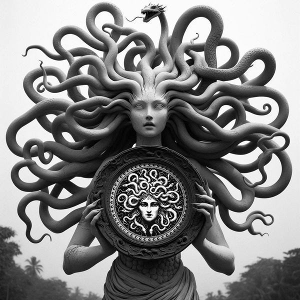 Cross-Stitch Pattern &ndash; "Medusa the Gorgon" WLP-030