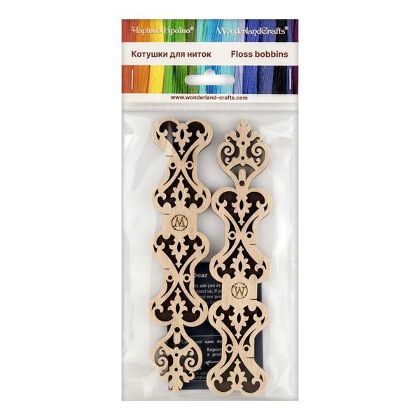 Floss Bobbins &ndash; &ldquo;Ornament&rdquo; FLC-095(S) (2 pcs)