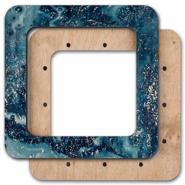 Magnetic Embroidery Frame (10 &times; 10 cm inner size) FLMP-011