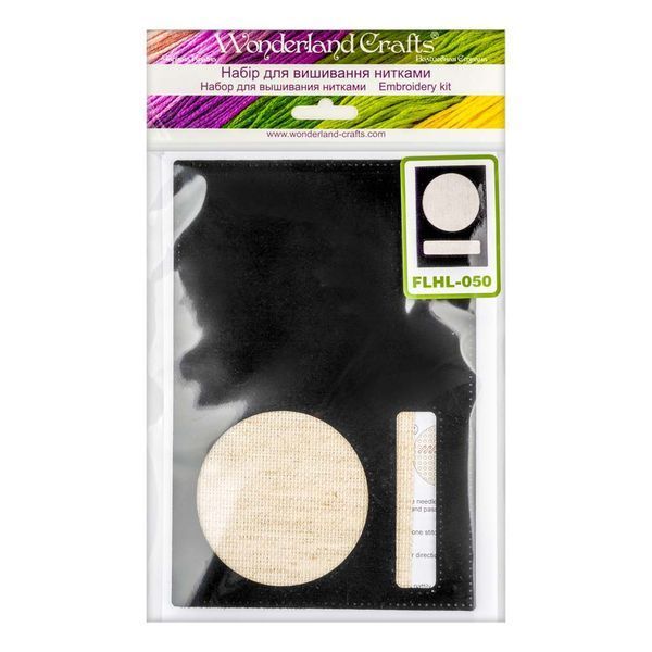 Faux Leather Cross-Stitch Kit &ndash; &ldquo;Passport Cover&rdquo; FLHL-050 Black