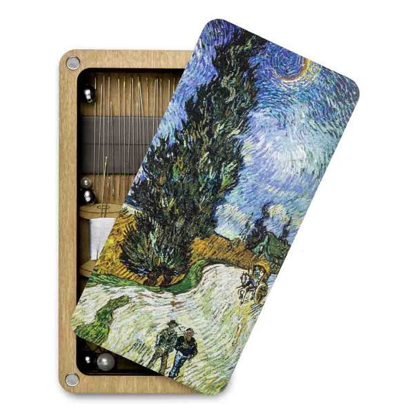 Magnetic Needle Case Large &ndash; &ldquo;Cypress Road with Star&rdquo; FLZB(N)-128
