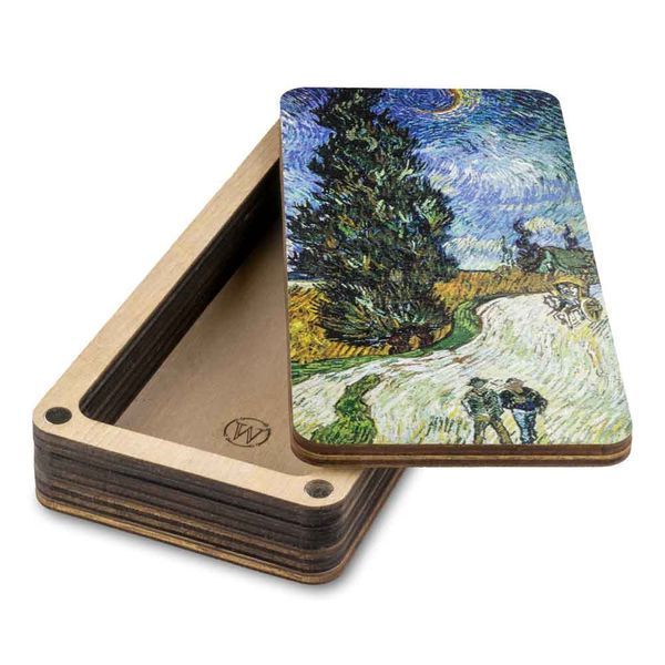 Magnetic Needle Case Large &ndash; &ldquo;Cypress Road with Star&rdquo; FLZB(N)-128