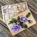 DIY Bead Embroidery Organizer Kit &ndash; &ldquo;Purple Roses&rdquo; FLZB-069 FLZB-069 photo 5