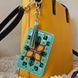 Faux Leather Bead Embroidery Kit &ndash; &ldquo;Bag Charm Wallet Turquoise Blue&rdquo; FLBB-176 FLBB-176 photo 1