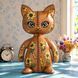 Faux Leather Cross-Stitch Kit &ndash; &ldquo;Kitty &ndash; Sunny Blooms&rdquo; FLHL-207 FLHL-207 photo 1