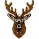 Wooden Bead Embroidery Kit &ndash; &ldquo;Christmas Ornament &ndash; Gaze From the Forest&rdquo; FLK-319 FLK-319 photo 2