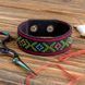 Faux Leather Cross-Stitch Kit &ndash; &ldquo;Bracelet&rdquo; (2.2 &times; 22 cm) FLHL-028 Black FLHL-028 photo 1