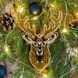 Wooden Bead Embroidery Kit &ndash; &ldquo;Christmas Ornament &ndash; Gaze From the Forest&rdquo; FLK-319 FLK-319 photo 1