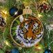 Wooden Bead Embroidery Kit &ndash; &ldquo;Christmas Ornament &ndash; Jungle Tiger&rdquo; FLK-400 FLK-400 photo 1