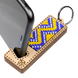 Wooden Bead Embroidery Kit &ndash; &ldquo;Phone Stand &ndash; Blue and Yellow Ornament&rdquo; FLK-484 FLK-484 photo 3