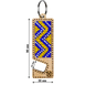 Wooden Bead Embroidery Kit &ndash; &ldquo;Phone Stand &ndash; Blue and Yellow Ornament&rdquo; FLK-484 FLK-484 photo 6