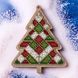 Wooden Bead Embroidery Kit &ndash; &ldquo;Stained Glass Christmas Tree&rdquo; FLK-566 FLK-566 photo 1