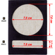 Faux Leather Cross-Stitch Kit &ndash; &ldquo;Passport Cover&rdquo; FLHL-050 Black FLHL-050 photo 4