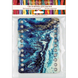 Floss Organizer &ndash; &ldquo;Blue & Gold Abstraction, Rectangular&rdquo; FLZ(P)-052 FLZ(P)-052 photo 5
