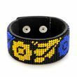Faux Leather Bead Embroidery Kit &ndash; &ldquo;Bracelet&rdquo; (3 &times; 22 cm) FLBB-002 Black FLBB-002 photo 7