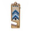 Wooden Bead Embroidery Kit &ndash; &ldquo;Phone Stand &ndash; Beige and Gray Ornament&rdquo; FLK-485 FLK-485 photo 8