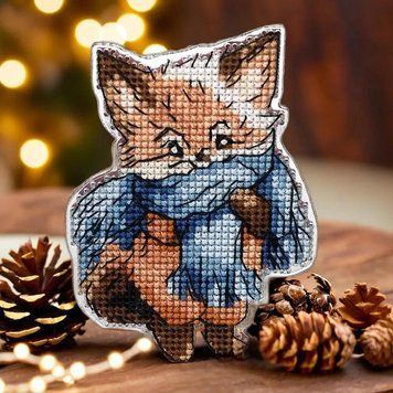 Plastic Cross-Stitch Kit &ndash; "Fox" FLX-001