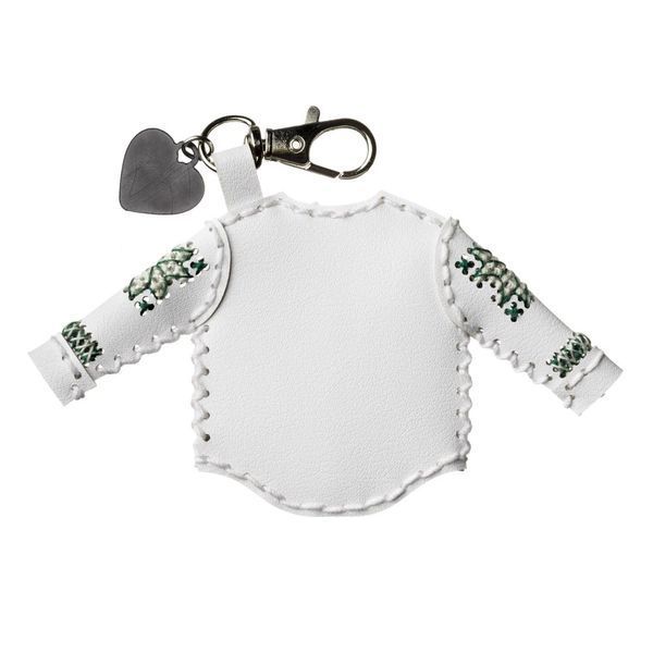 Faux Leather Cross-Stitch Kit &ndash; &ldquo;Bag Charm Shirt. Green Amulet&rdquo; FLHL-132