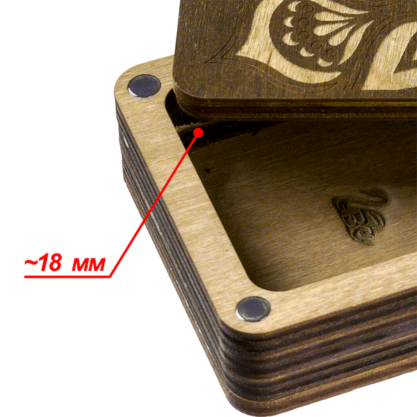 Magnetic Needle Case Large &ndash; &ldquo;Petals&rdquo; FLZB(N)-007