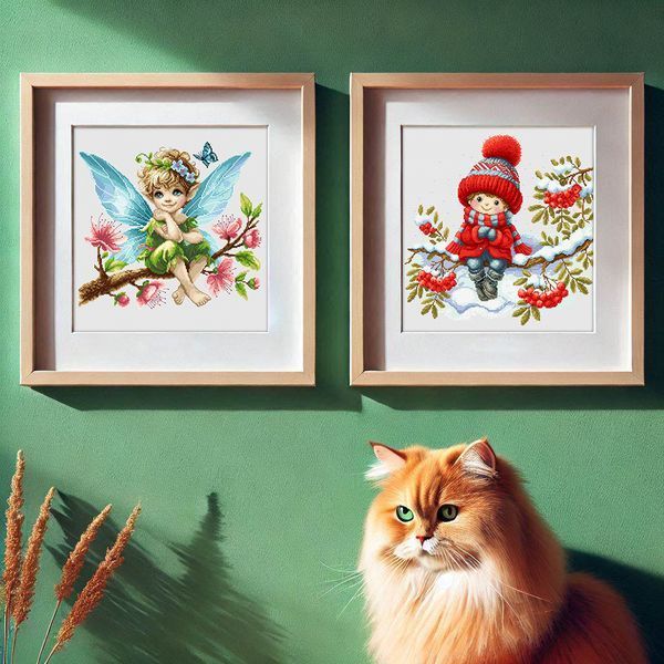 Cross-Stitch Pattern &ndash; "Spring Dreams" WLP-011