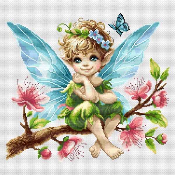 Cross-Stitch Pattern &ndash; "Spring Dreams" WLP-011