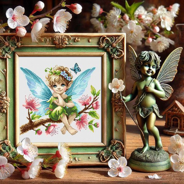 Cross-Stitch Pattern &ndash; "Spring Dreams" WLP-011