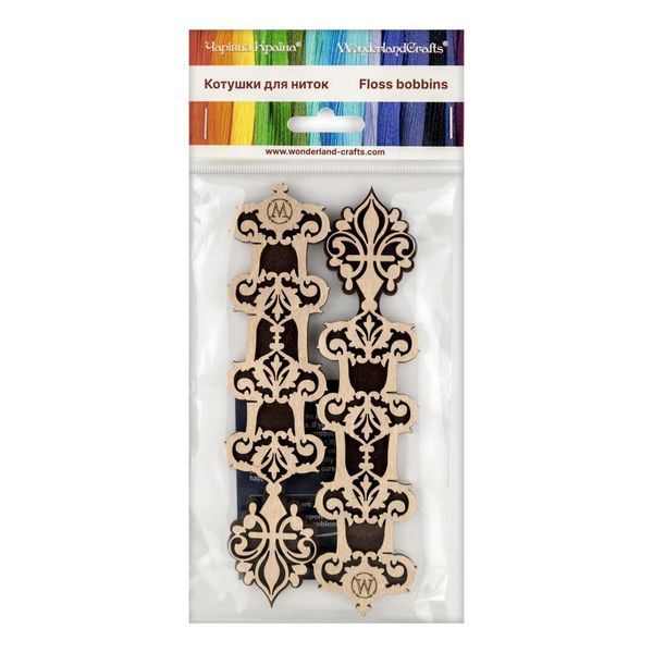 Floss Bobbins &ndash; &ldquo;Ornament&rdquo; FLC-096(S) (2 pcs)