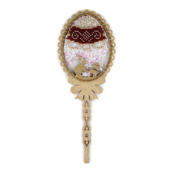 Bead Embroidery Kit (Plastic Base) &ndash; &ldquo;Topper Spring Awakening&rdquo; (Double-Sided) FLPL-078
