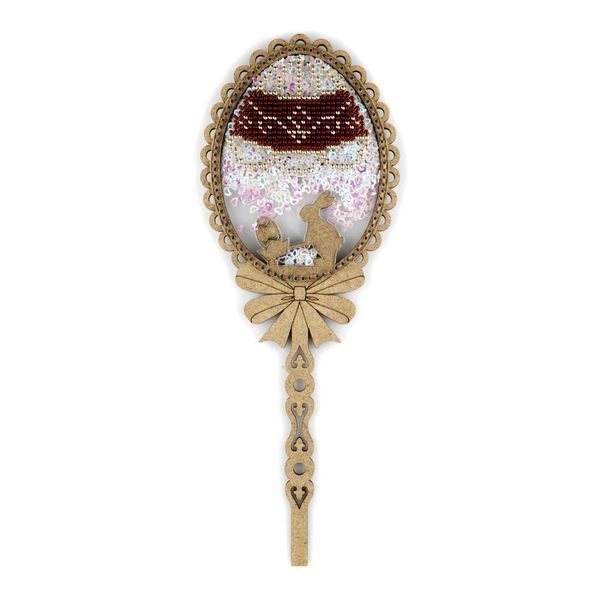 Bead Embroidery Kit (Plastic Base) &ndash; &ldquo;Topper Spring Awakening&rdquo; (Double-Sided) FLPL-078