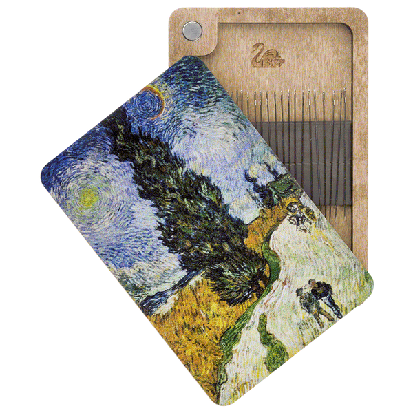 Magnetic Needle Case Rectangular &ndash; &ldquo;Cypress Road with Star&rdquo; FLZB(N)-080
