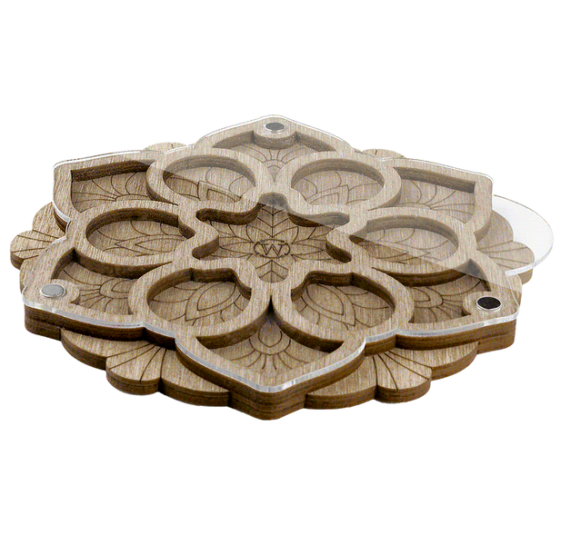 Bead Organizer Box &ndash; &ldquo;Dream Flower&rdquo;, With Clear Lid FLZB-185