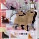 Wooden Bead Embroidery Kit &ndash; &ldquo;Christmas Ornament &ndash; Farmyard Bull&rdquo; FLK-320 FLK-320 photo 3