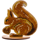 Wooden Bead Embroidery Kit &ndash; &ldquo;Squirrel&rdquo; FLK-119 FLK-119 photo 1