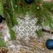 Bead Embroidery Kit (Plastic Base) &ndash; &ldquo;Christmas Ornament &ndash; Snowflake&rdquo; FLPL-007 FLPL-007 photo 1