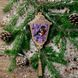 Wooden Bead Embroidery Kit &ndash; &ldquo;Christmas Ornament &ndash; Lantern With Bullfinch&rdquo; FLK-451 FLK-451 photo 1