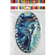 Floss Organizer &ndash; &ldquo;Blue & Gold Abstraction, Oval&rdquo; FLZ(P)-053 FLZ(P)-053 photo 5