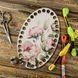 Floss Organizer &ndash; &ldquo;Peonies, Oval&rdquo; FLZ(P)-087 FLZ(P)-087 photo 1