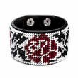 Faux Leather Bead Embroidery Kit &ndash; &ldquo;Bracelet&rdquo; (4 &times; 22 cm) FLBB-102 Black FLBB-102 photo 7