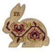 Wooden Bead Embroidery Kit &ndash; &ldquo;Box-Chick&rdquo; (Double-Sided) FLK-416 FLK-416 photo 8