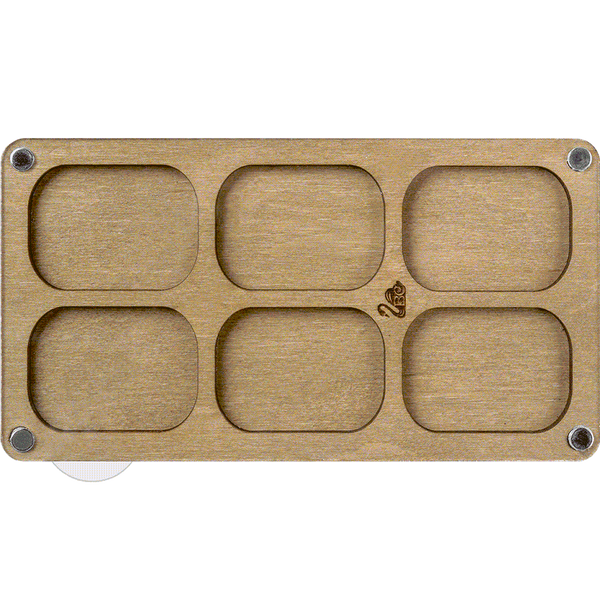 Multi-Layered Bead Organizer &laquo;Rectangular With Clear Lid&raquo; FLZB-085