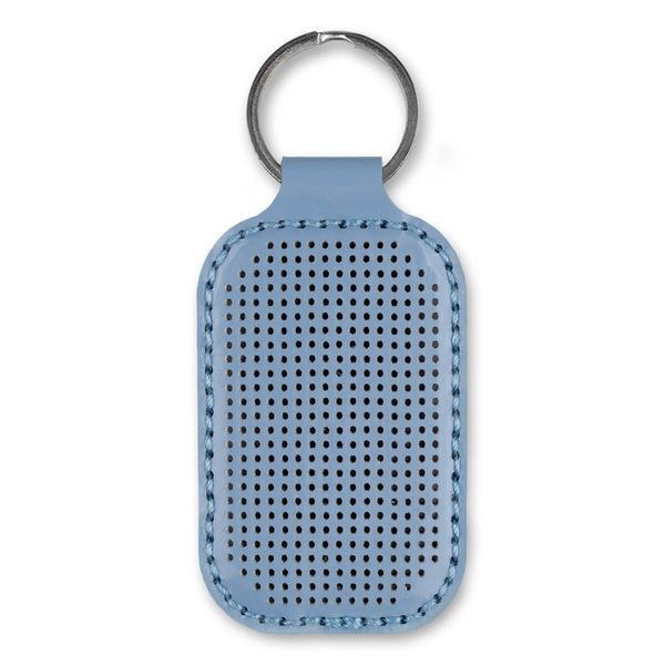 Faux Leather Embroidery Blank &ndash; &ldquo;Keychain&rdquo; FLBE(BB)-068 Light Blue