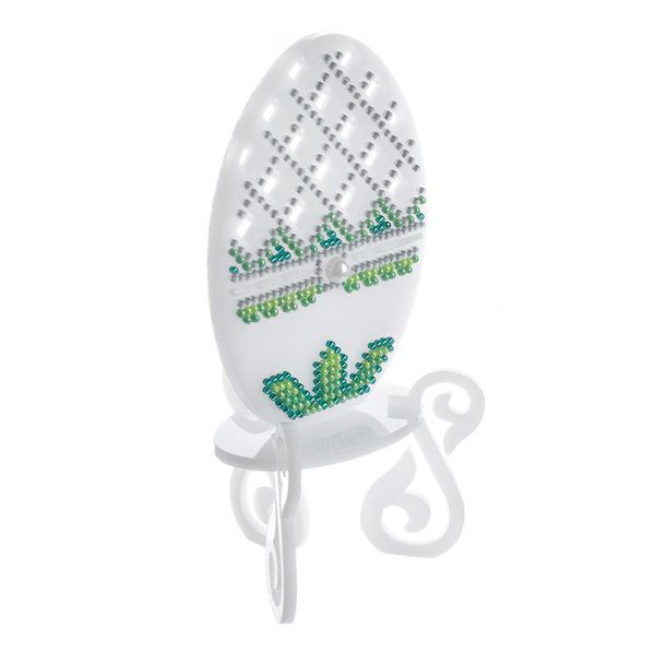 Bead Embroidery Kit (Plastic Base) &ndash; &ldquo;Easter Egg On Stand&rdquo; FLPL-109
