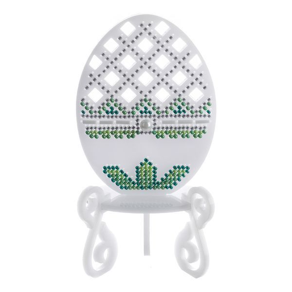 Bead Embroidery Kit (Plastic Base) &ndash; &ldquo;Easter Egg On Stand&rdquo; FLPL-109