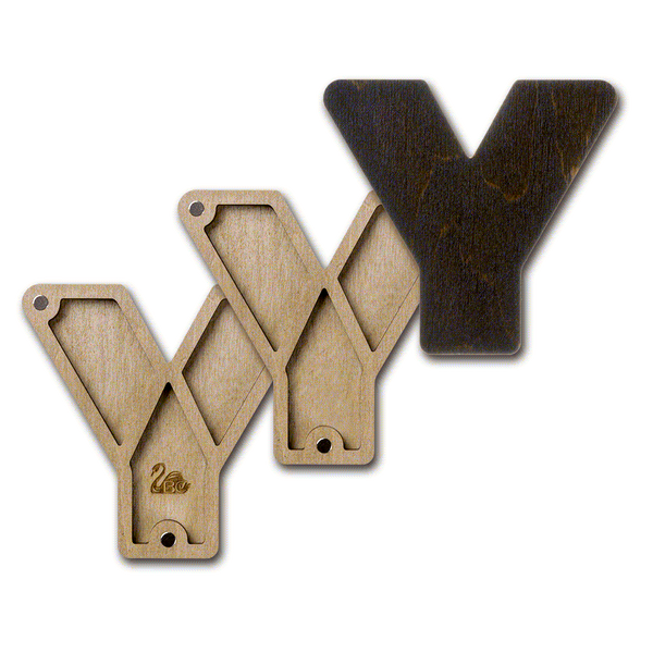 Bead Organizer &ndash; &ldquo;Letter Y (Alphabet)&rdquo; FLZB-170(Y)