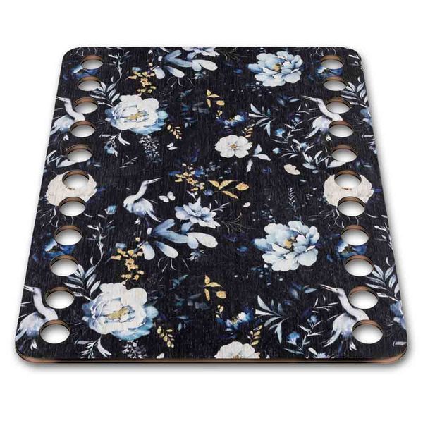 Floss Organizer &ndash; &ldquo;Night Flowers, Rectangular&rdquo; FLZ(P)-102