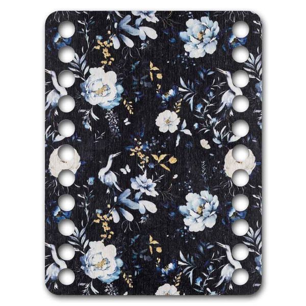Floss Organizer &ndash; &ldquo;Night Flowers, Rectangular&rdquo; FLZ(P)-102